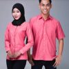 BAJU KOPORAT UNISEX PINK (Unisex Corporate Shirt) - Image 2