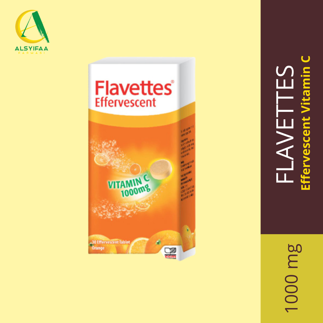 Flavettes Effervescent Vitamin C (1000mg)