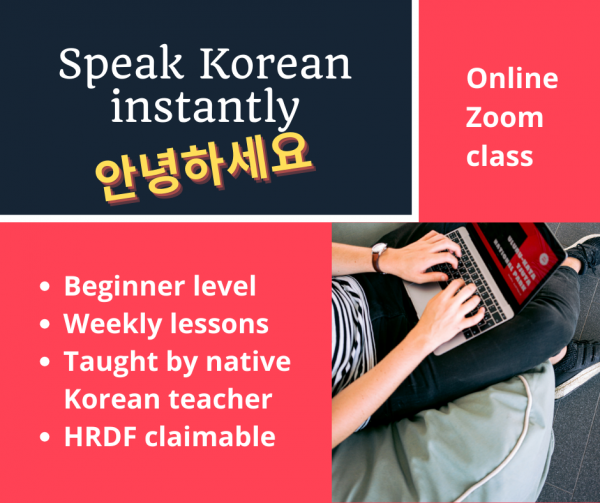 Korean Language online Zoom class
