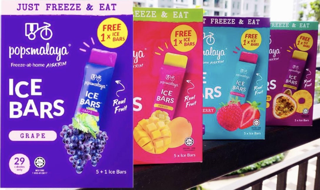 Ice Bars Popsmalaya - 4 Flavours