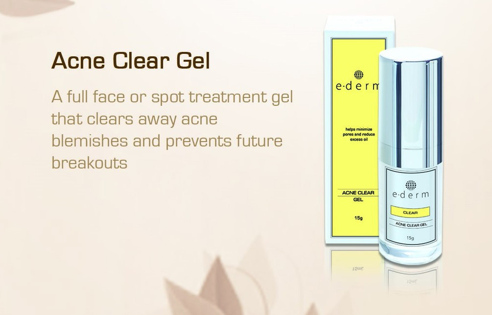 E-derm Acne Clear Gel 15g