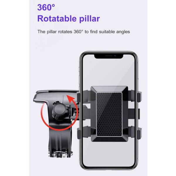 BMK Car Mobile Phone Holder Car Dashboard Phone Holder 360 Degree - Image 7