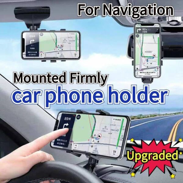 BMK Car Mobile Phone Holder Car Dashboard Phone Holder 360 Degree - Image 2