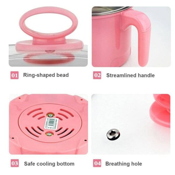 2 LAYER STAINLESS STEEL ELECTRIC COOKER POT 1.8L - Image 4