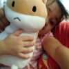 BMK Cute Fluffy Hamster Doll 50cm30cm Plush Toys Stuffed Toy Hug - Image 9