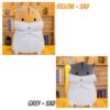 BMK Cute Fluffy Hamster Doll 50cm30cm Plush Toys Stuffed Toy Hug - Image 4