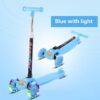 BMK Kid Scooter Children Gift LED Light Tri Wheels Adjustable Heights - Image 5