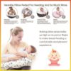BMK 2 Layer Baby U Shaped Breastfeed Maternity Head Support Pillow Baby Breastfeed - Image 4