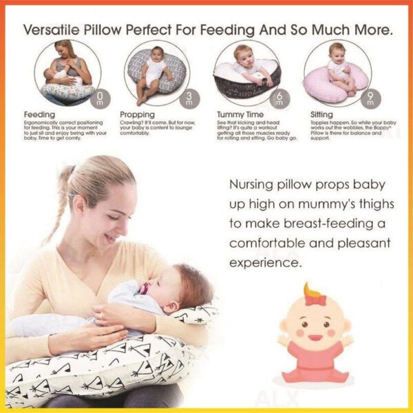 BMK 2 Layer Baby U Shaped Breastfeed Maternity Head Support Pillow Baby Breastfeed - Image 4