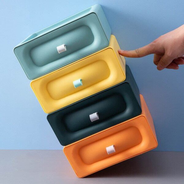 BMK 1 Unit Table Top Drawer Storage Box Office Organiser Stackable - Image 11