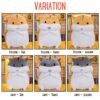 BMK Cute Fluffy Hamster Doll 50cm30cm Plush Toys Stuffed Toy Hug - Image 7