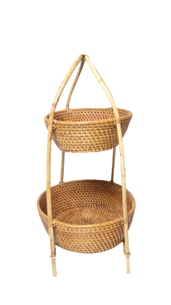 Rak bumbu rotan oval - Image 2