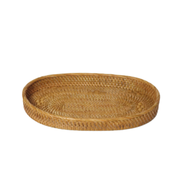 Talam oval motif semanggi