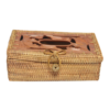 Tempat tisu anyam kayu ukir