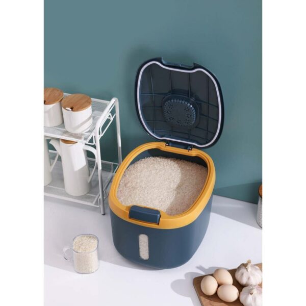 10KG RICE BUCKET INSECT PROOF AND MOISTURE PROOF SEALED RICE DISPENSER RICE STORAGE - Image 3