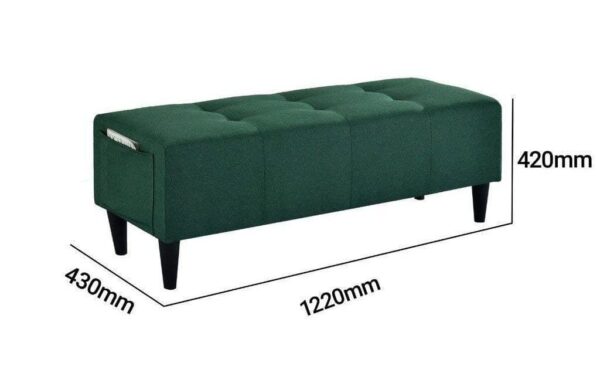 BMK Mario Bench Chair/Chair with Big Size Storage Pockets - Image 6