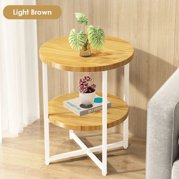 BMK Modern Small Coffee Table Round Table - Image 4