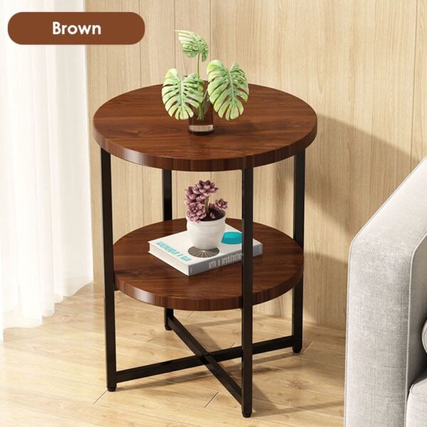 BMK Modern Small Coffee Table Round Table - Image 5
