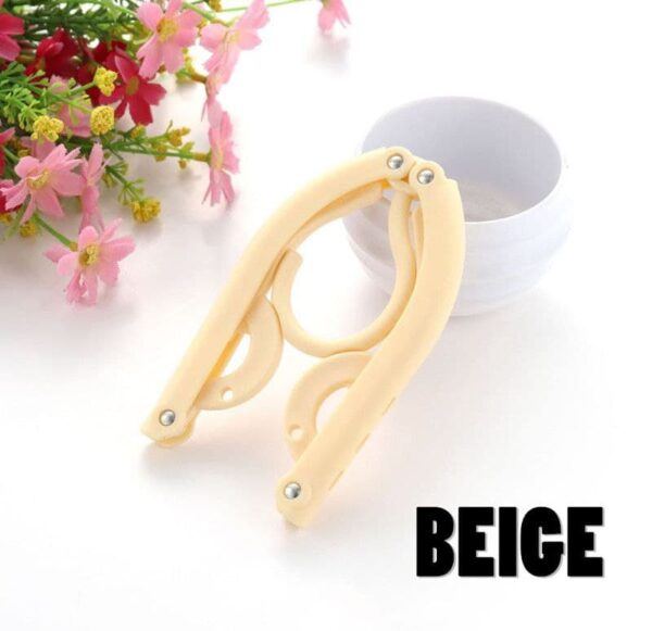 BMK 10 Pcs Folding Hanger Portable Hanger Wardrobe - Image 10