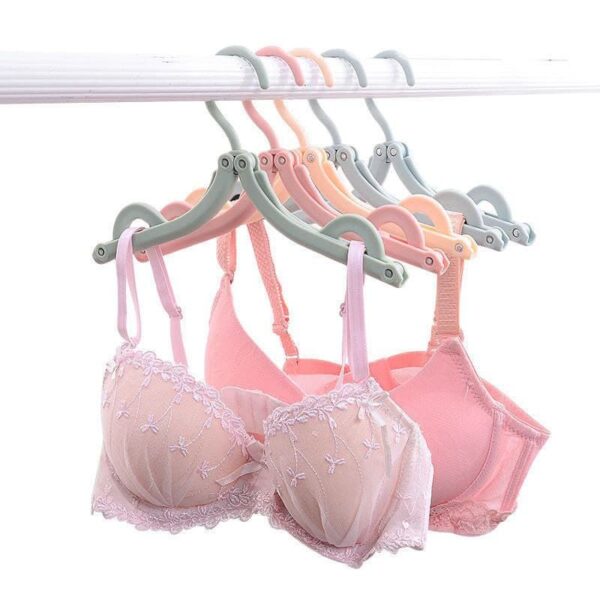 BMK 10 Pcs Folding Hanger Portable Hanger Wardrobe - Image 5