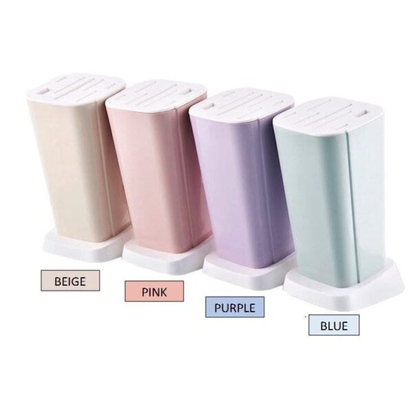 BMK Modern Stylish Design 7-Slot Kitchen Knife Storage Block Holder