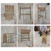 BMK Foldable 2 Tier Bamboo Wood Pot Display - Image 3