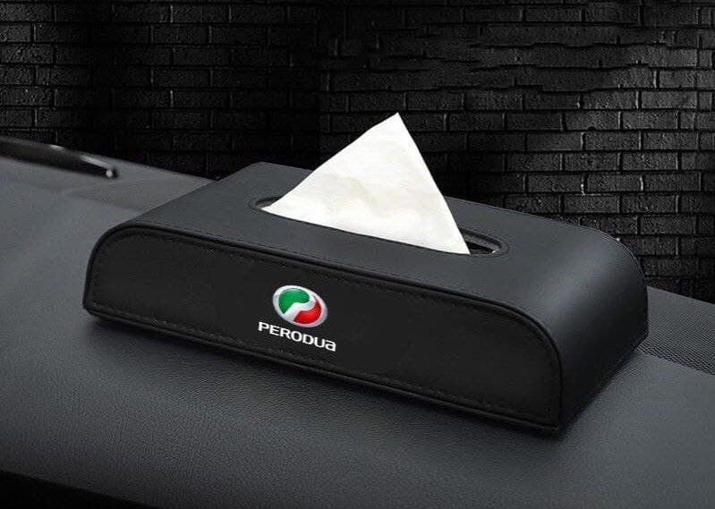 BMK Leather Car Tissue Box Holder - Image 3
