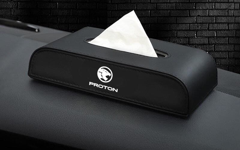 BMK Leather Car Tissue Box Holder - Image 2
