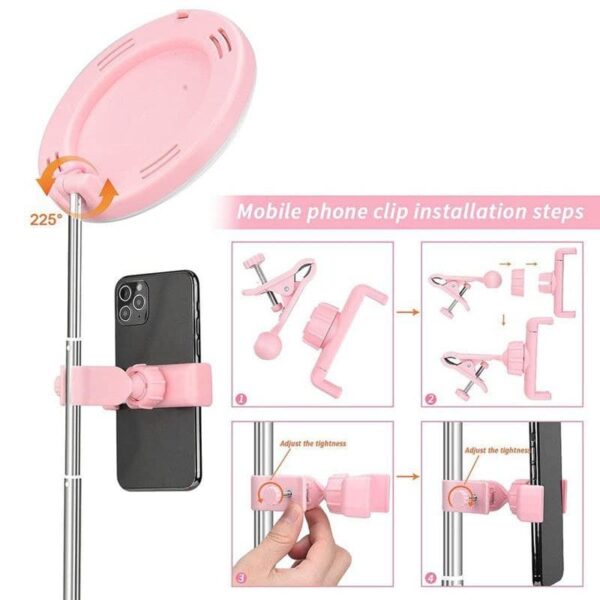 BMK Make up Phone Holder Multipurpose LED Ring - Image 6