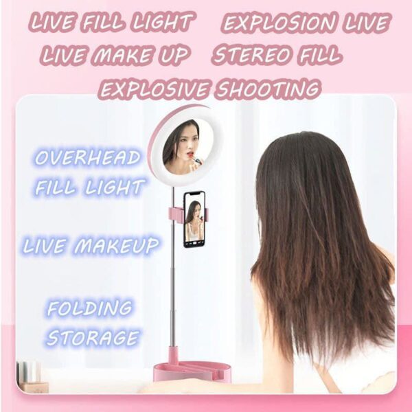 BMK Make up Phone Holder Multipurpose LED Ring - Image 3