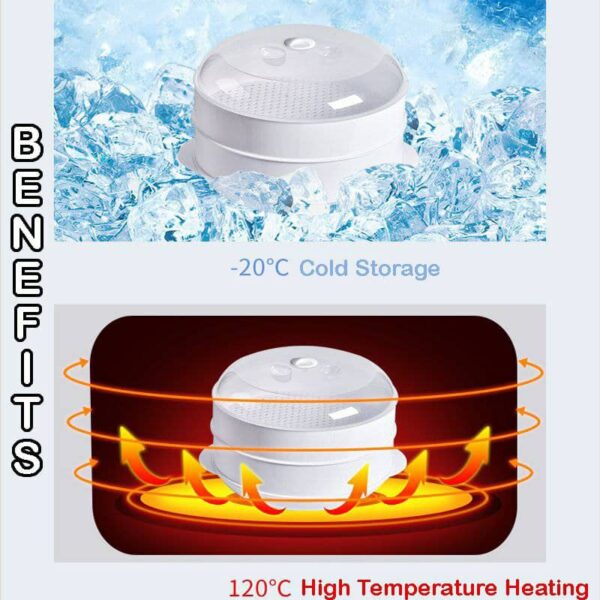 BMK 3Layer Microwave Plastic Steamer With Cover - Image 5