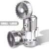 BMK Portable Fan Light LED Lantern Lamp - Image 9
