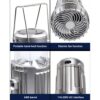 BMK Portable Fan Light LED Lantern Lamp - Image 6