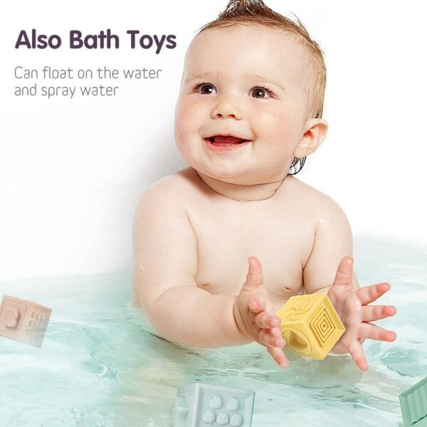 BMK Baby Grasp Toy Building Blocks 12Pcs - Image 8