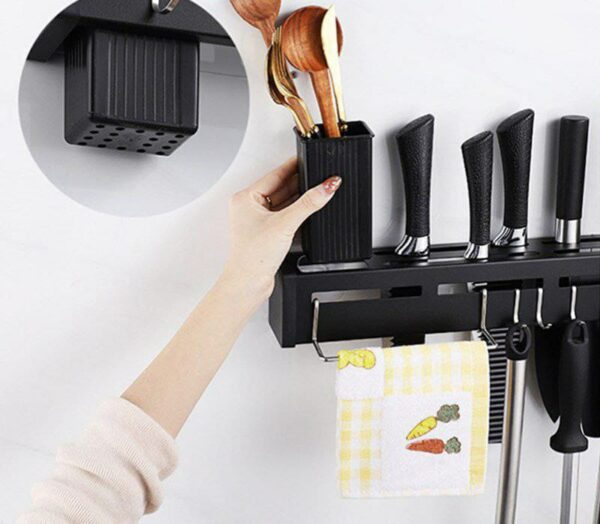 BMK Stainless Steel Kitchen Knife Rack/ Wall-Mounted - Image 2