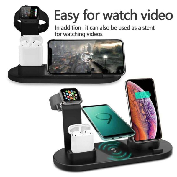 BMK 4 in 1 Wireless Charging Dock Compatible With Smart Watch And airpod