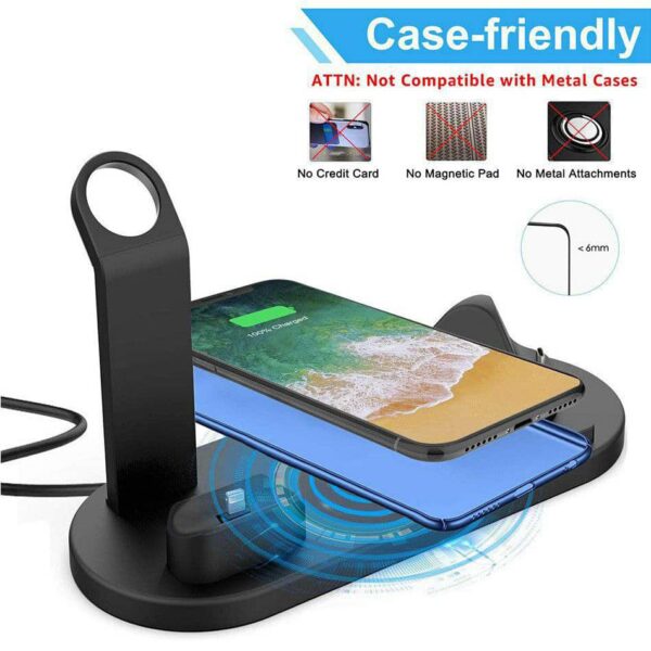 BMK 4 in 1 Wireless Charging Dock Compatible With Smart Watch And airpod - Image 9