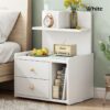 BMK Mini Storage Cabinet Bedside Table Bedroom Side Table