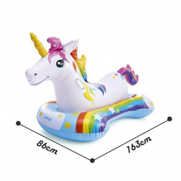 BMK Inflatable Unicorn Ride On Pool/Pelampung - Image 2
