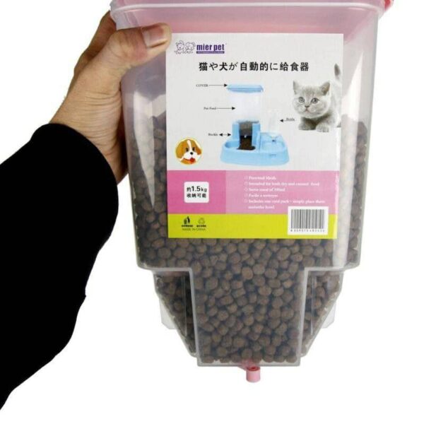BMK Automatic Pet Food Water Feeder Dispenser - Image 4
