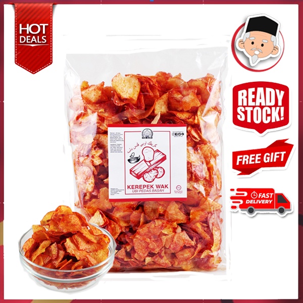 KEREPEK UBI WAK (PEDAS BASAH)