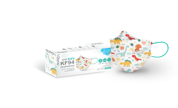 DURIO 904K KIDS KF94 RESPIRATOR 10s - DINOSAUR - Image 2