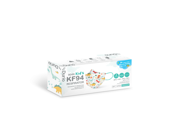 DURIO 904K KIDS KF94 RESPIRATOR 10s - DINOSAUR - Image 3