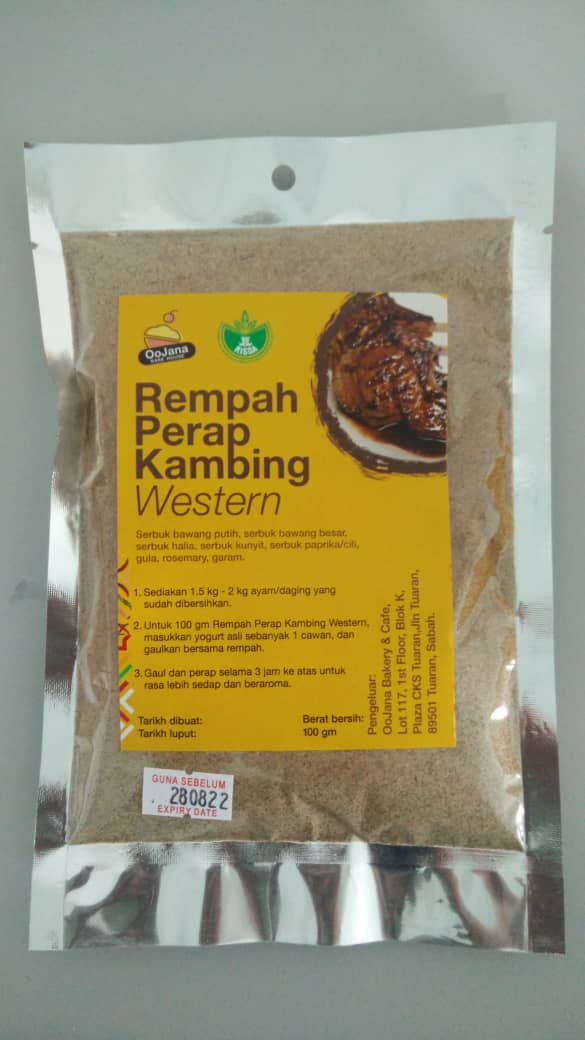 Rempah campuran perap kambing western