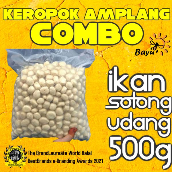 Keropok Amplang Combo (Ikan, Sotong, Udang)