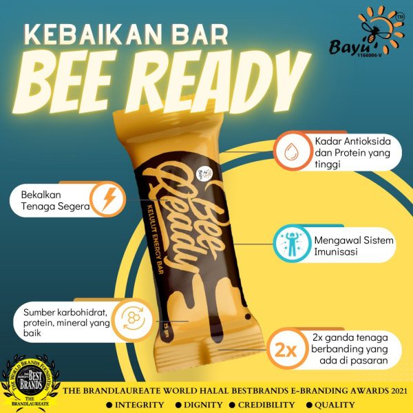 BAYU Bee Ready Energy Bar x 5 (1 Box) - Image 4