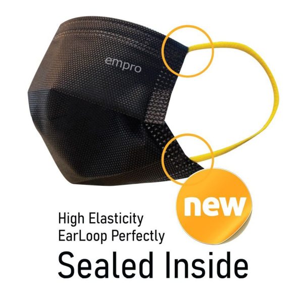 EMPRO Aerofit C Series - Surgical face mask MS31-3P (3 PLY) - Black - Image 4