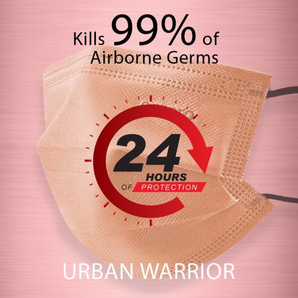 URBAN WARRIOR–EMPRO COPPER OXIDE MASK [ Anti-Microbial ] V SERIES - KILL 99% OF AIRBORNE GERMS - Image 4