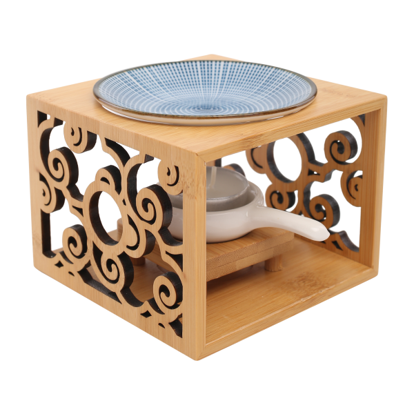 Floral Design Aroma Oil Burner - Image 2