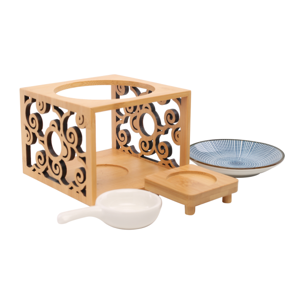 Floral Design Aroma Oil Burner